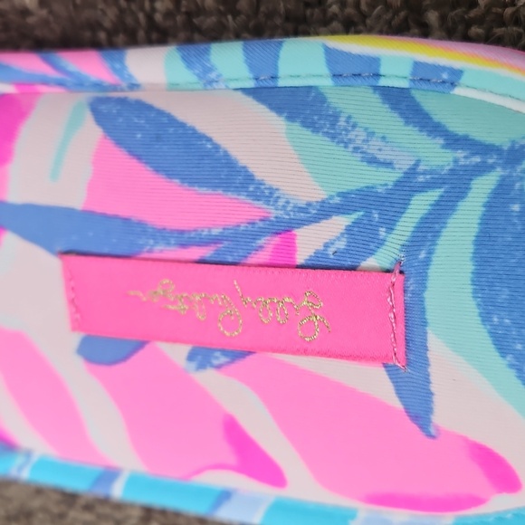 Lilly Pulitzer Slippers Sea Glass Aqua Pool Slides Sz L/XL Womens - Picture 5 of 5